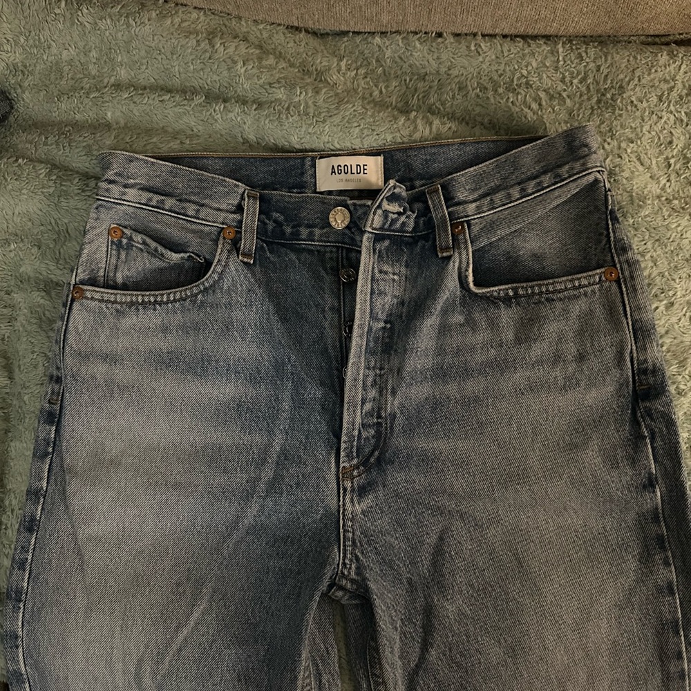 AGOLDE Riley Crop Jeans - raw hem - Picture 3 of 7